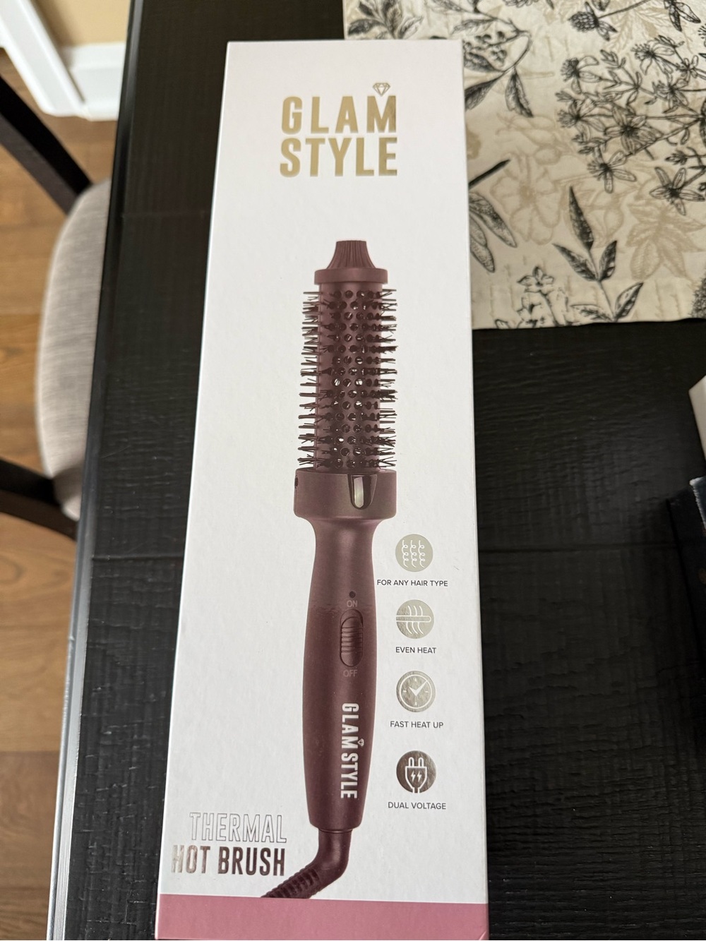 Glam Style Thermal Hot Brush – Brand New in Box